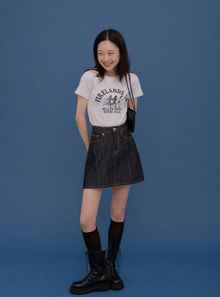 A-line Mini Skirt CA04